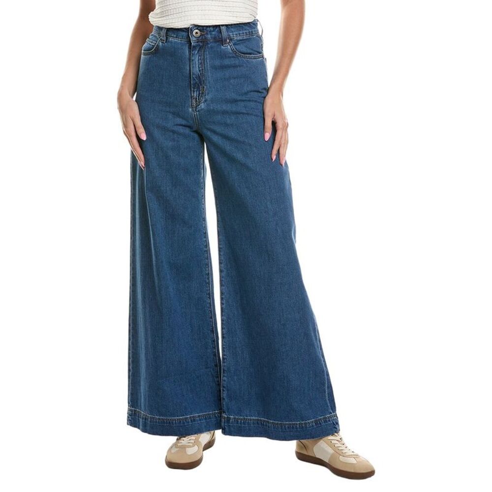 Weekend Max Mara Womens Vega Wide Leg Jean